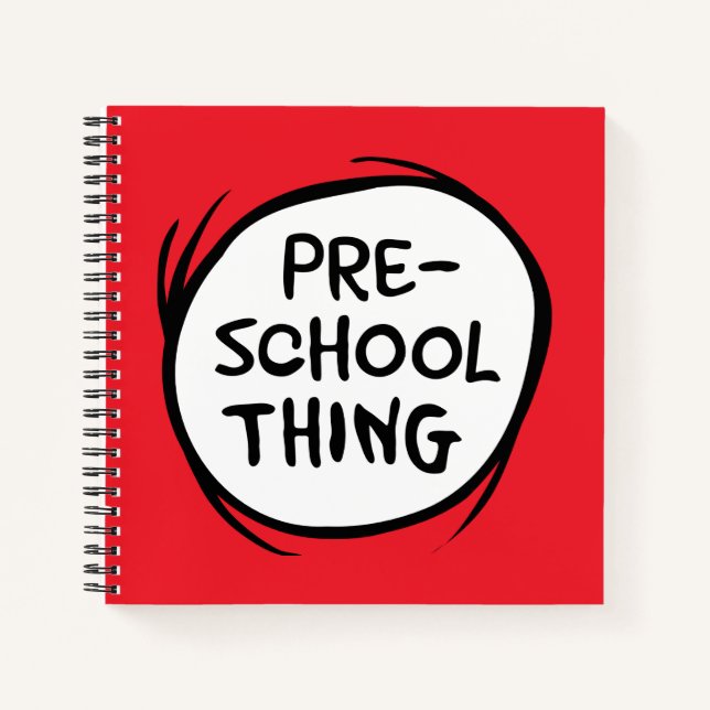 Cat in the Hat | Preschool Thing Notebook (Front)