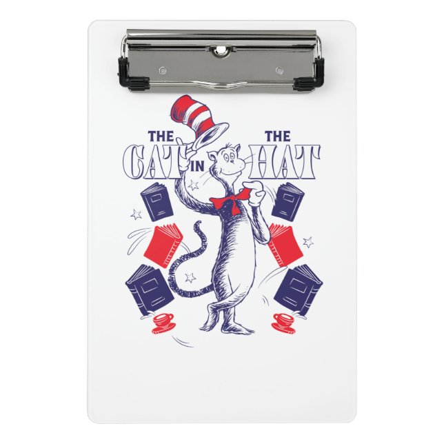 Cat In the Hat | Reading Books Mini Clipboard (Front)
