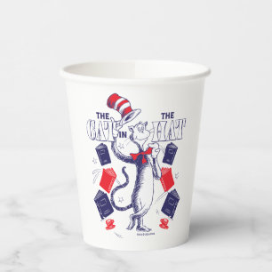 Cat In the Hat   Reading Books Paper Cups