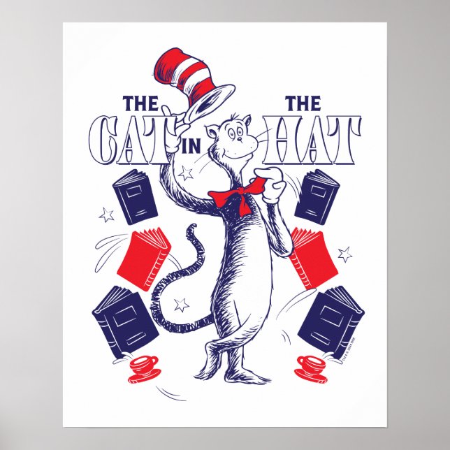 Cat In the Hat | Reading Books Poster (Front)