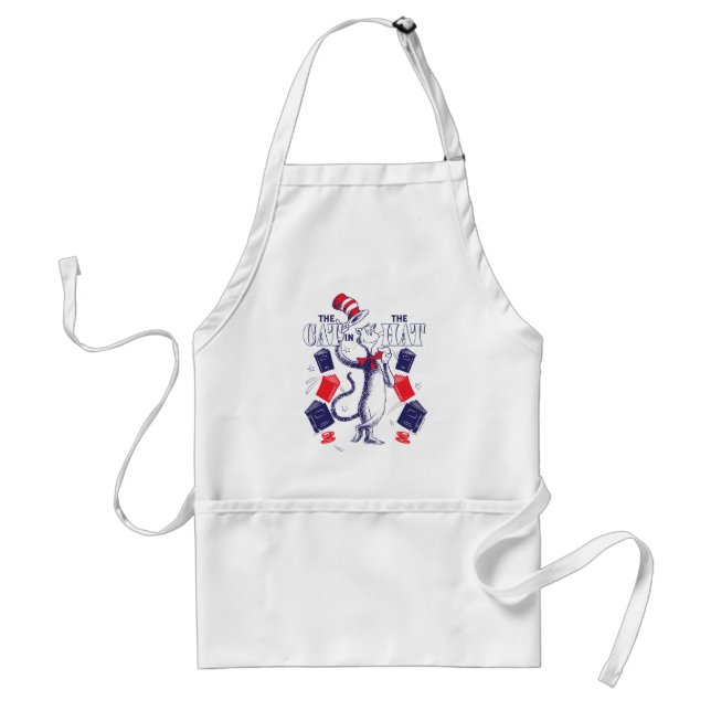 Cat In the Hat | Reading Books Standard Apron (Front)