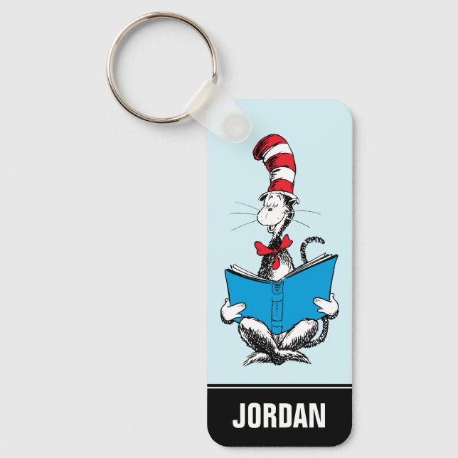 Cat in the Hat Reading Key Ring (Front)