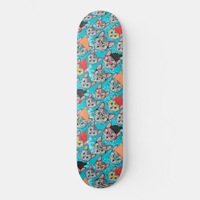 Cat in the hat skateboard (Front)