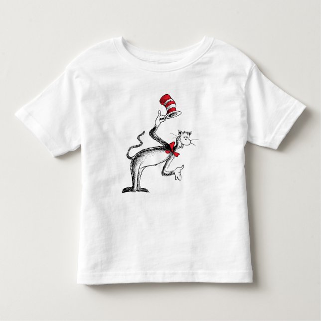 Cat in the Hat Takes A Bow Toddler T-Shirt (Front)