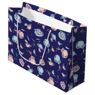 Cat In The Hat The Fish Pattern Large Gift Bag