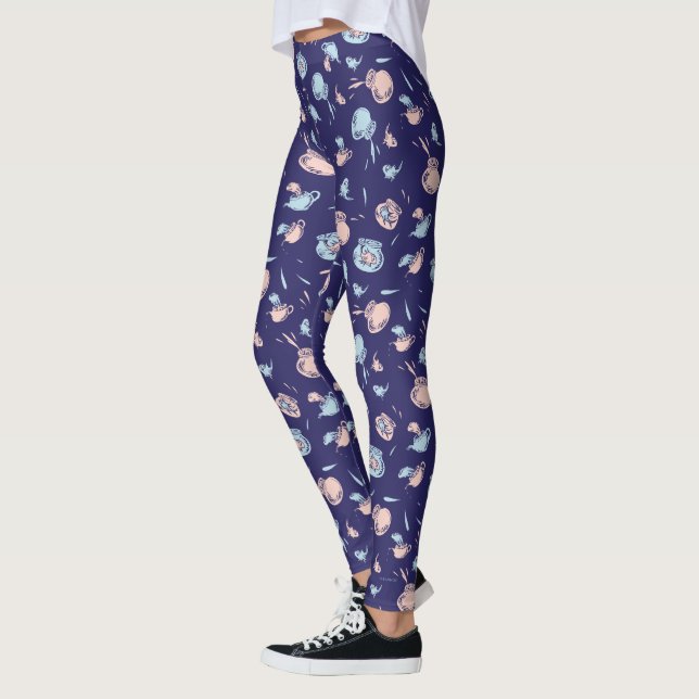 Cat In The Hat | The Fish Pattern Leggings (Left)