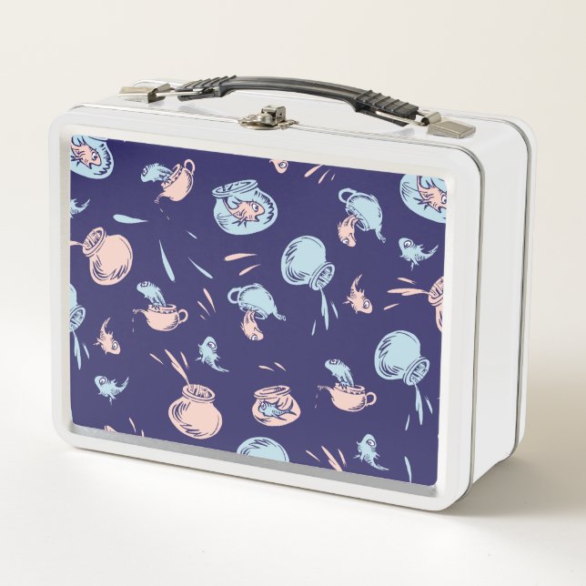 Cat In The Hat | The Fish Pattern Metal Lunch Box (Front)