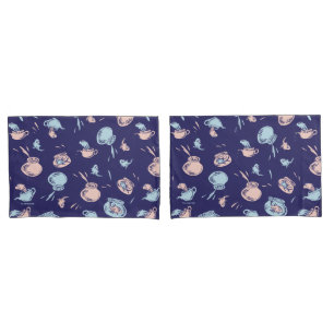 Cat In The Hat   The Fish Pattern Pillowcase