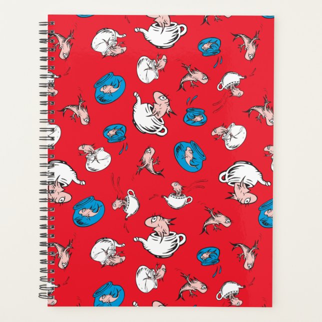 Cat In The Hat | The Fish Red Pattern Planner (Front)