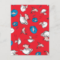 Cat In The Hat | The Fish Red Pattern