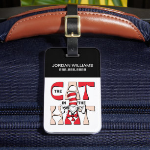 Cat In the Hat   The Silly Cat In The Hat Luggage Tag
