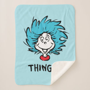 Cat in the Hat   Thing 1 Thing 2 - Thing 2 Sherpa Blanket
