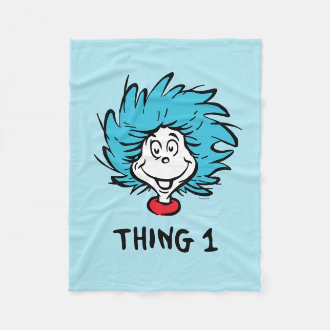 Cat in the Hat | Thing One Fleece Blanket (Front)