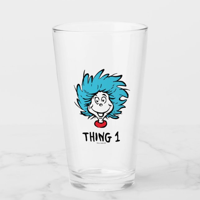 Cat in the Hat | Thing One Glass (Front)