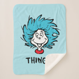 Cat in the Hat   Thing One Sherpa Blanket