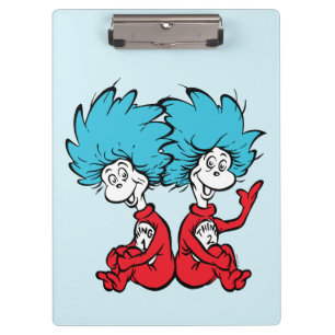Cat in the Hat Thing One & Thing Two Clipboard