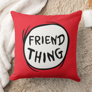 Cat in the Hat Thing One Thing Two - Friend Thing Cushion