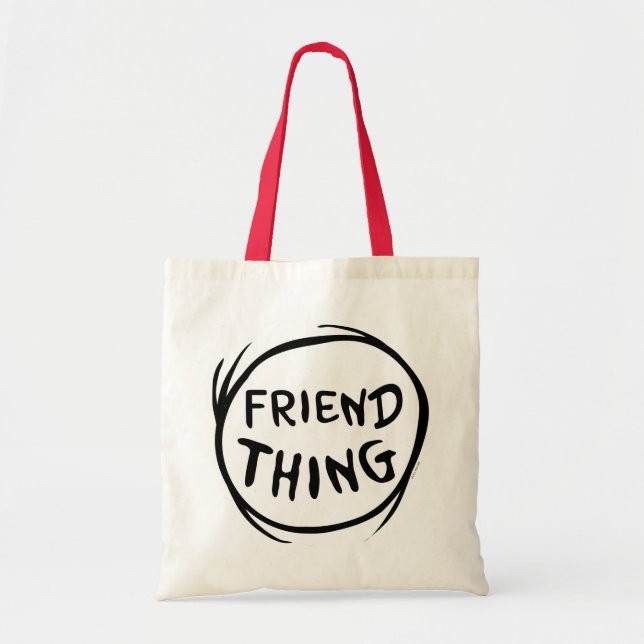 Cat in the Hat Thing One Thing Two - Friend Thing Tote Bag (Front)