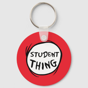 Cat in the Hat Thing One Thing Two Student Thing Key Ring