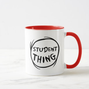 Cat in the Hat Thing One Thing Two Student Thing Mug