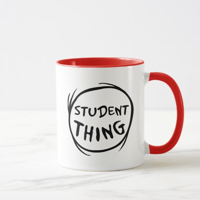 Cat in the Hat Thing One Thing Two Student Thing Mug (Right)