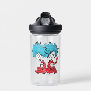 Cat in the Hat Thing One & Thing Two Vintage Water Bottle