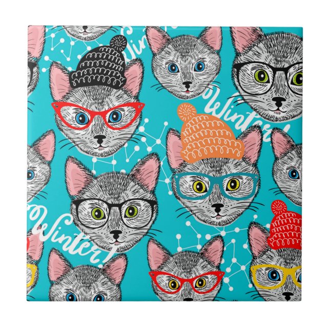 Cat in the hat tile (Front)