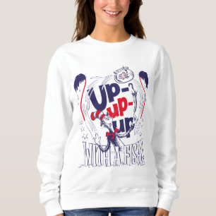 Cat In the Hat   Up-Up-Up With A Fish Sweatshirt