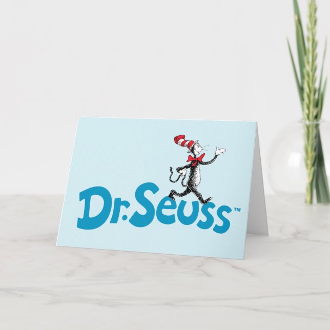 Cat in the Hat Vintage Logo Card (Front)
