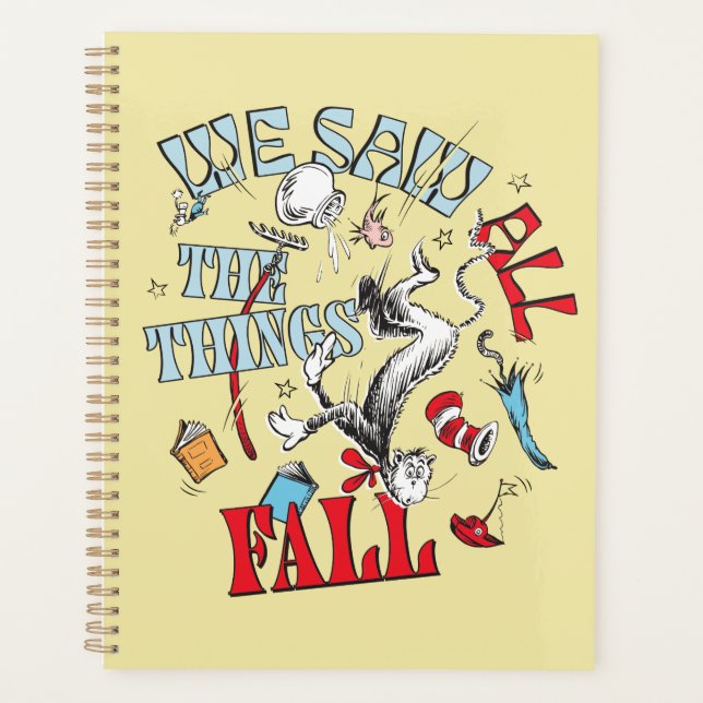 Cat In the Hat | We Saw All the Things Fall Planner (Front)