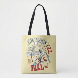 Cat In the Hat   We Saw All the Things Fall Tote Bag
