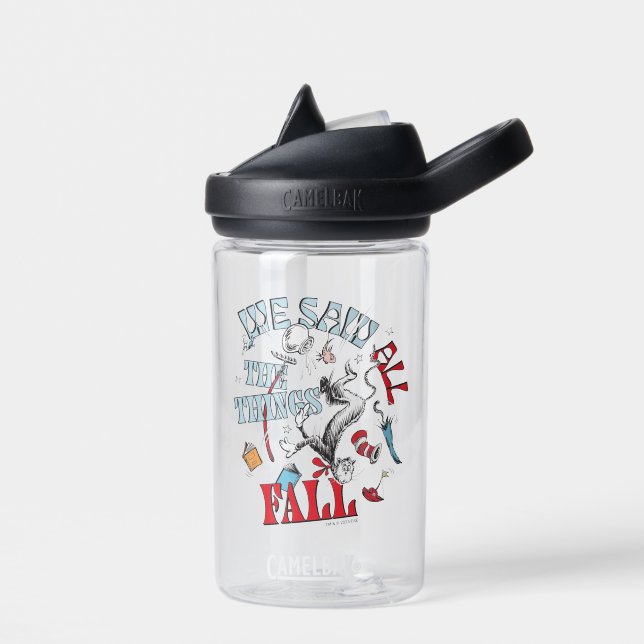 Cat In the Hat | We Saw All the Things Fall Water Bottle (Left)