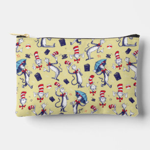 Cat In The Hat Yellow Pattern Accessory Pouch