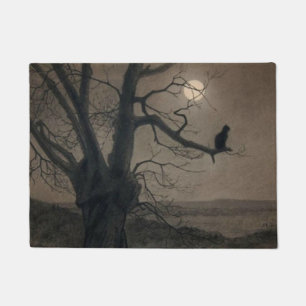 Cat in the Moonlight, Alexandre Steinlen Doormat
