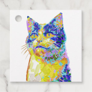 Cat in the Sunlight Favour Tags