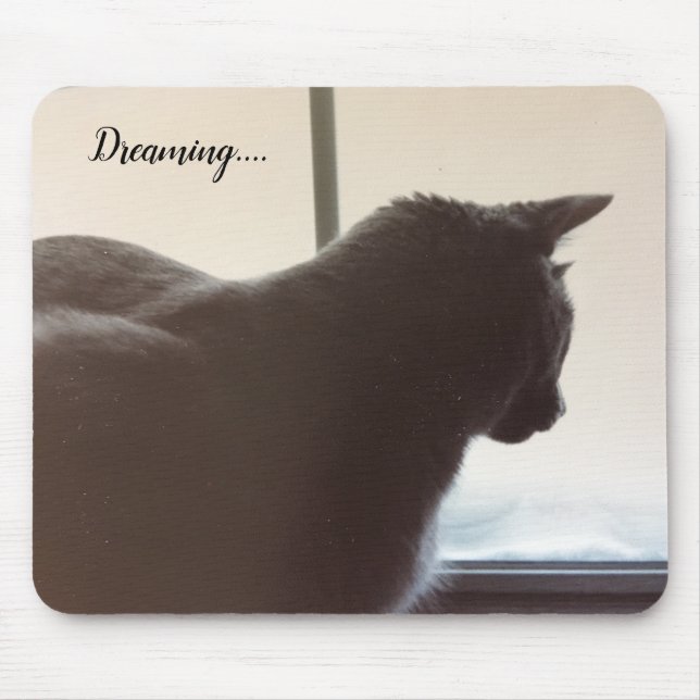 Cat in the Window Mouse Pad (Front)