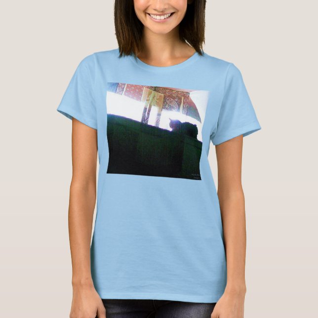 Cat in the Window T-Shirt (Front)