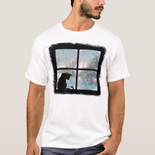 cat in window T-Shirt
