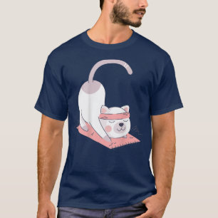 Cat International Yoga Day T-Shirt