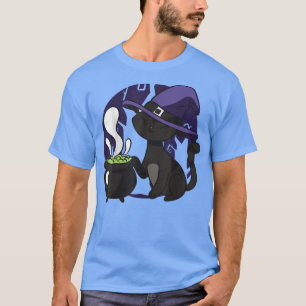 Cat Is Cooking For Halloween Spooky Cat T-Shirt