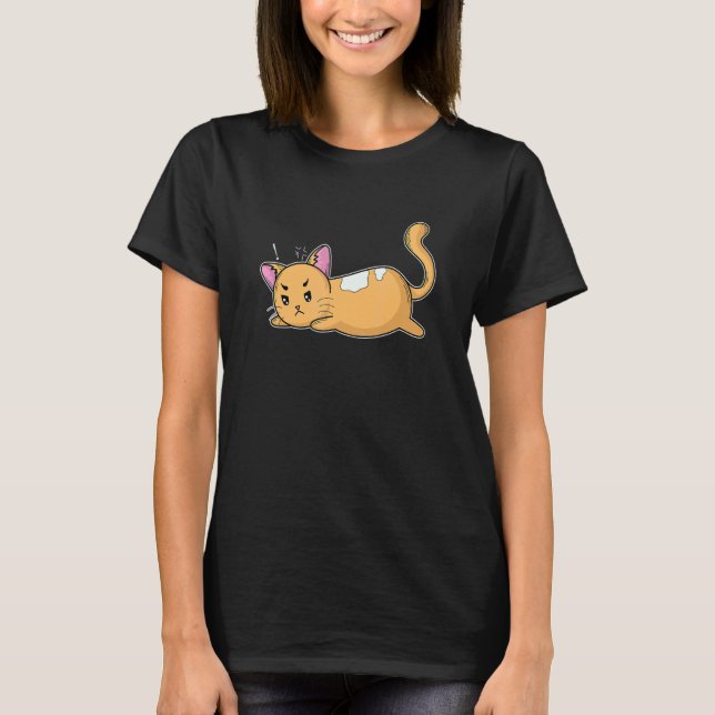 Cat Is Frustrated T-Shirt (Front)