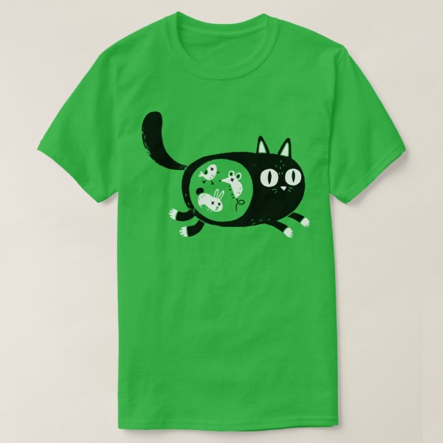 Cat Its Whats Inside That Counts T-Shirt (Design Front)