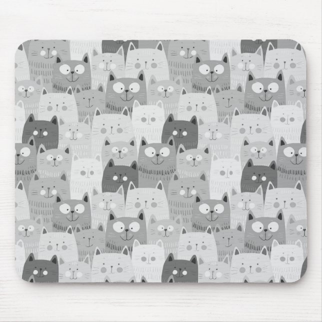cat Japanese kitten ever funny meme joke are cool Mouse Pad (Front)