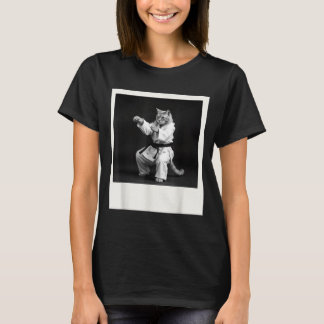 Cat Jiu Jitsu Karate Taekwondo Funny Graphic T-Shirt