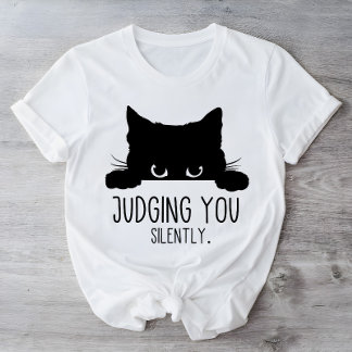 Cat Judging You Silently T-Shirt