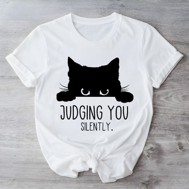 Cat Judging You Silently T-Shirt (Creator Uploaded)