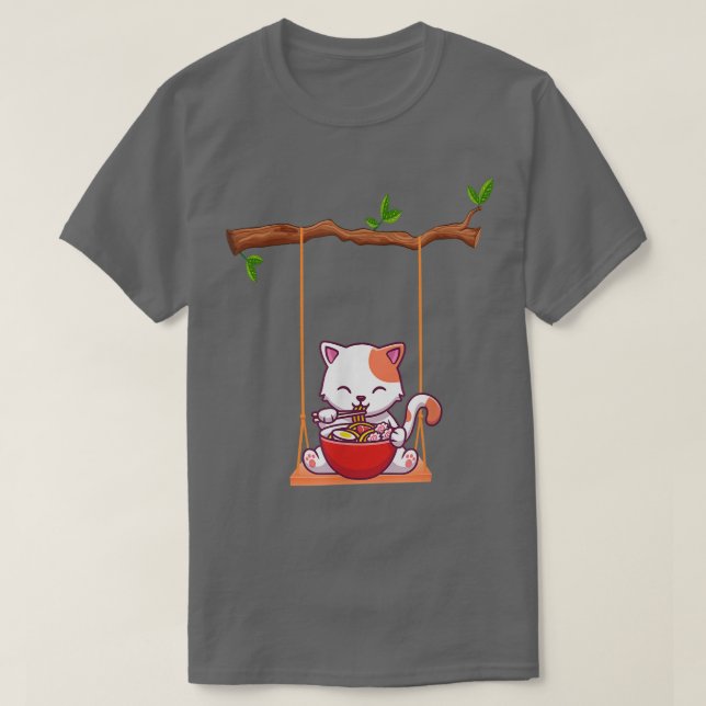 Cat Kawaii Anime Tee Japanese  (Design Front)