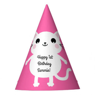 Cat Kid's Birthday Party Cute Kitty Hat