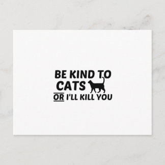 CAT KIND POSTCARD