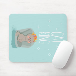 Cat King Gifts For Cat Lovers Mouse Pad